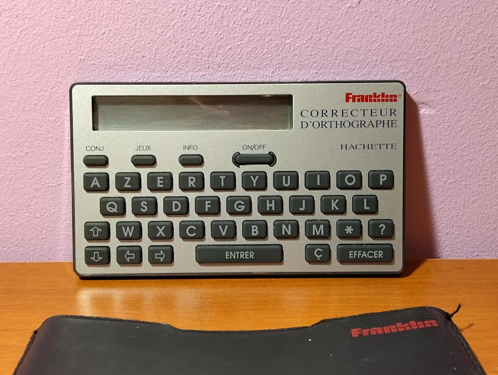 Correcteur d'orthographe Hachette Franklin vintage 90, Enlèvement