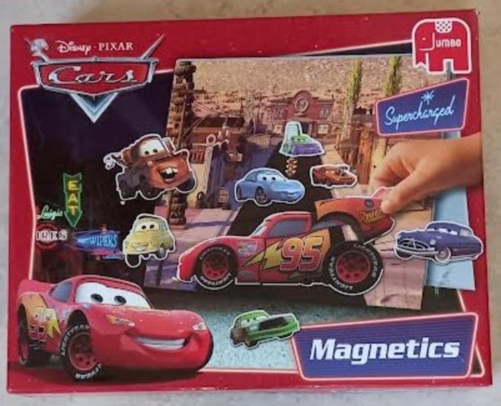  Spel Disney Cars Magnetics, Ophalen of Verzenden, Gebruikt, Puzzelen