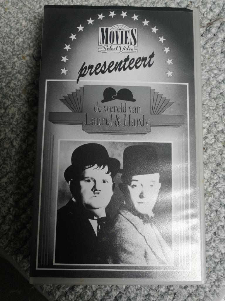 vhs laurel & hardy  nieuw, Cd's en Dvd's, Ophalen of Verzenden, Nieuw in verpakking
