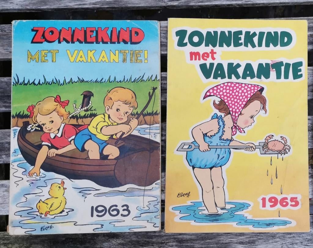 Vakantieboeken Zonnekind met vakantie 1963 1965 prijs/set, Boeken, Kinderboeken | Jeugd | onder 10 jaar, Gelezen, Ophalen of Verzenden