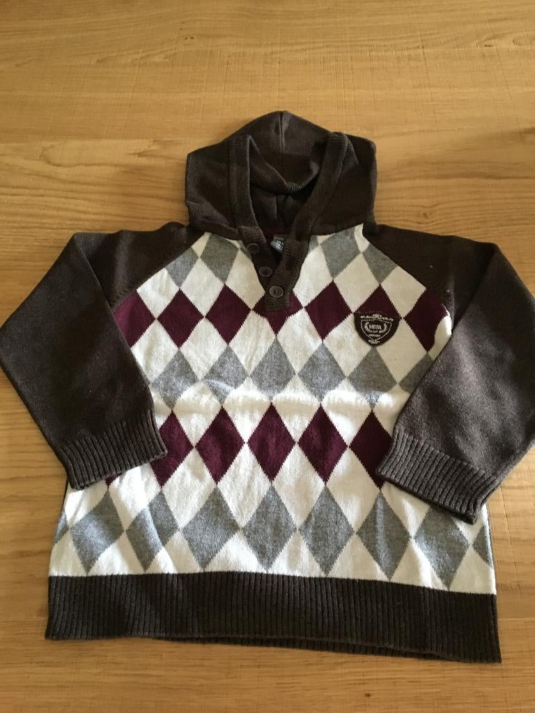 Leuke trui met kap Zara maat 98, Kinderen en Baby's, Kinderkleding | Maat 98, Trui of Vest, Ophalen of Verzenden, Zo goed als nieuw