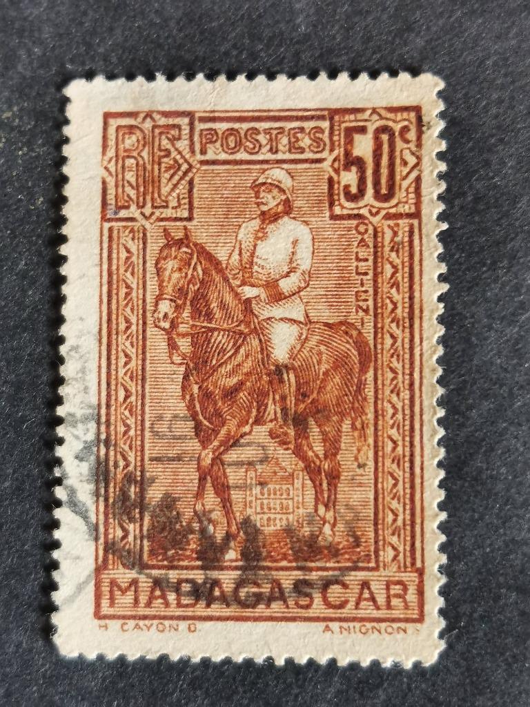 Madagascar 1936 - Général Gallieni, Enlèvement ou Envoi, Autres pays, Affranchi