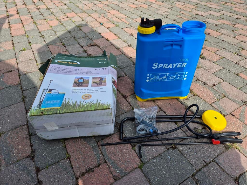 Planten- en onkruidspuit. 16L, Ophalen, Zo goed als nieuw