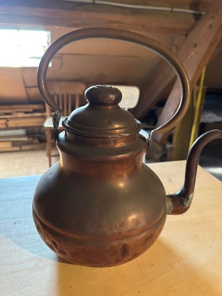 Ancienne bouilloire, Antiquités & Art, Cuivre