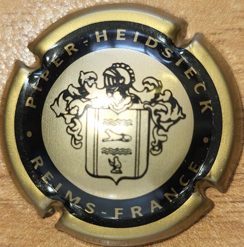 Capsule Champagne PIPER-HEIDSIECK bronze & or nr.105, Enlèvement ou Envoi, Neuf, France, Champagne