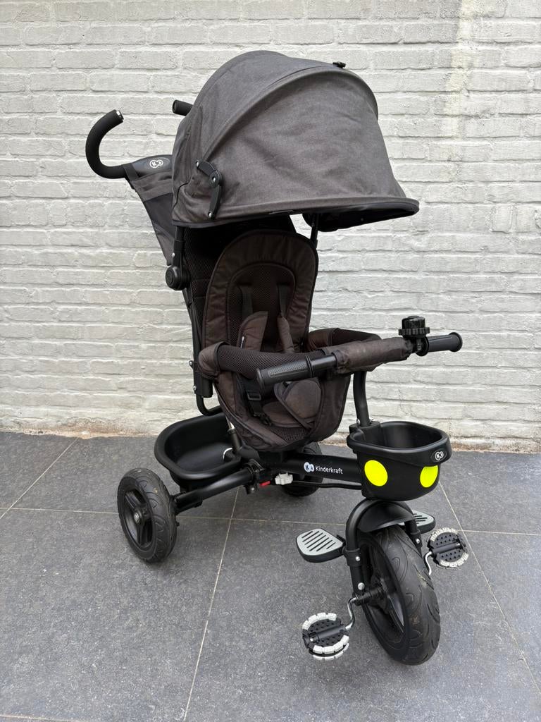 Kinderkraft Aveo 6-in-1 driewieler, Autres marques, Poussette combi, Comme neuf, Tige de poussée réglable