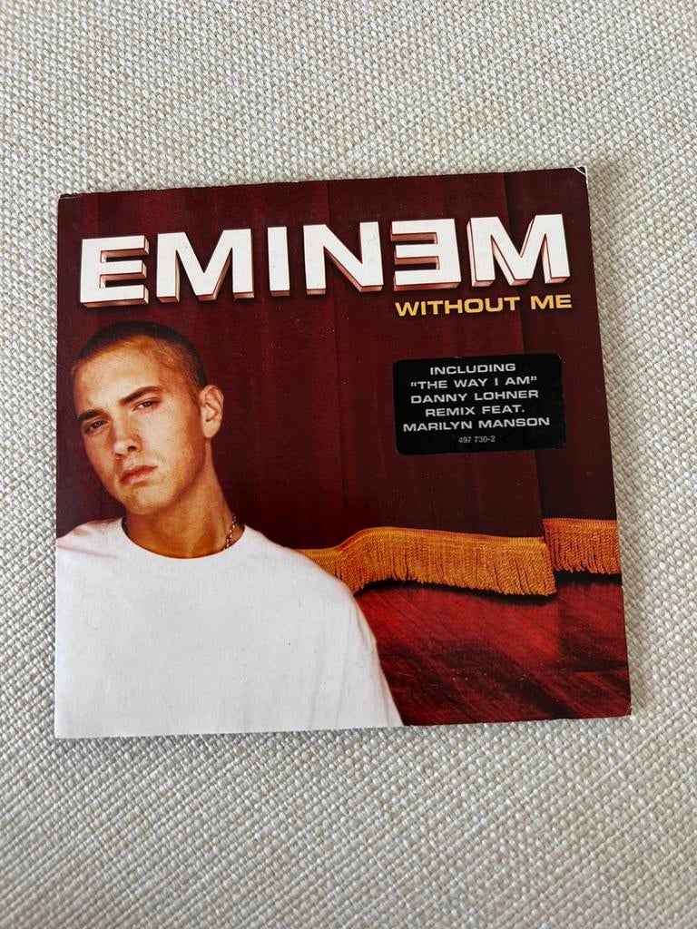 CD Eminem Without me, Zo goed als nieuw