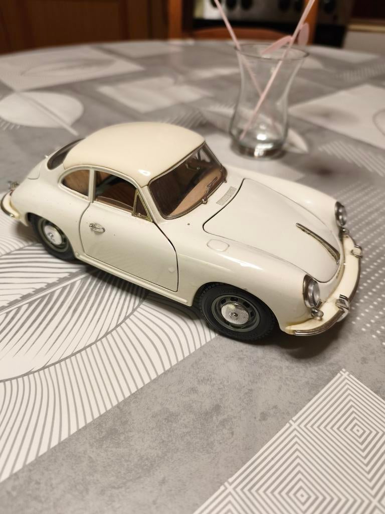 Porsche 356 de 1961 en métal de chez Burago, Collections, Enlèvement ou Envoi
