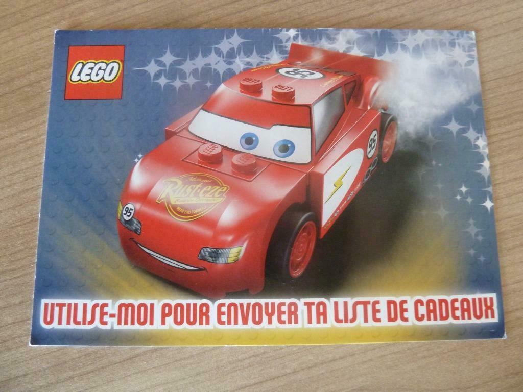 Carte postale Lego, Enlèvement ou Envoi, Comme neuf, Briques en vrac, Lego