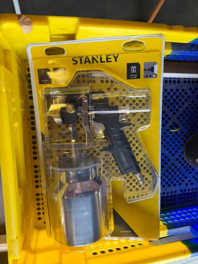 stanley verfspuitpistool, Ophalen of Verzenden, Zo goed als nieuw