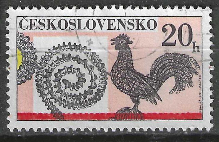 Tchécoslovaquie 1972 - Yvert 1930 - Création artistique (ST), Envoi, Affranchi