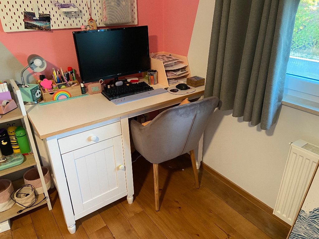 Bureau en pin, Maison & Meubles, Bureau d'ordinateur, 120 cm, Classique, Enlèvement