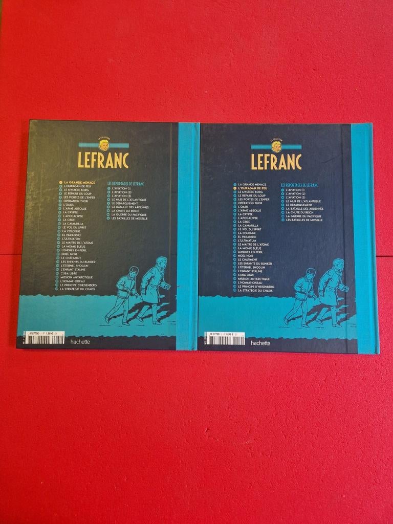 Lot de 2 bd la collection lefranc 1 et 2, Livres, Enlèvement ou Envoi