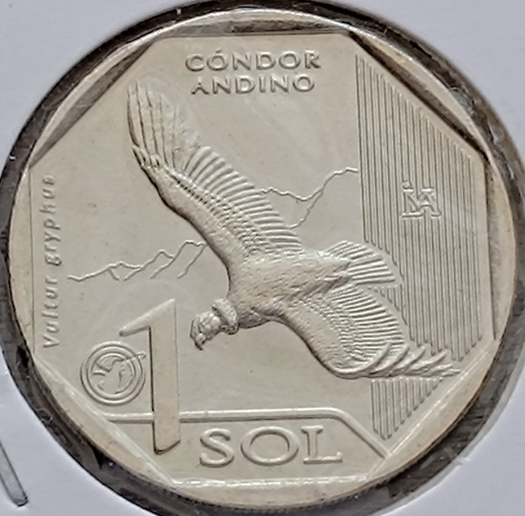 munt Peru 1 sol 2017 : condor, Timbres & Monnaies, Enlèvement ou Envoi
