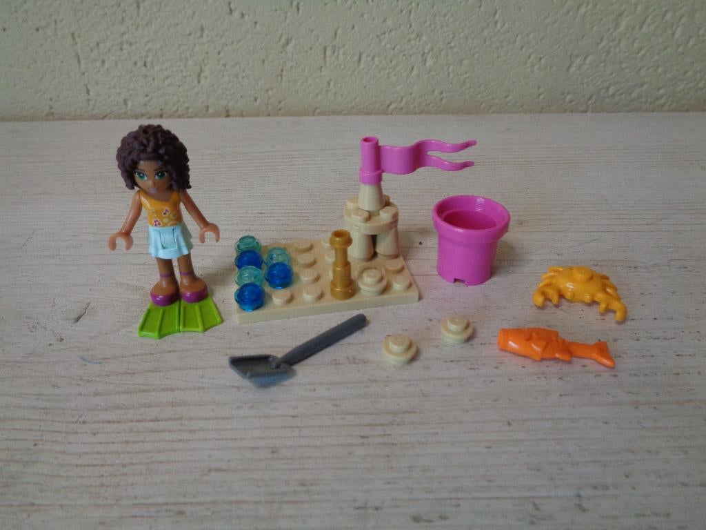LEGO 30100 Friends - Andrea op het Strand, Ophalen of Verzenden, Gebruikt, Complete set, Lego