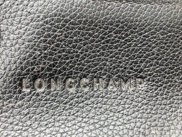 ZWARTE LONGCHAMP LE FOULONNE BANANE HEUPTAS SCHOUDERTAS, Overige merken, Gebruikt, Zwart, Ophalen of Verzenden