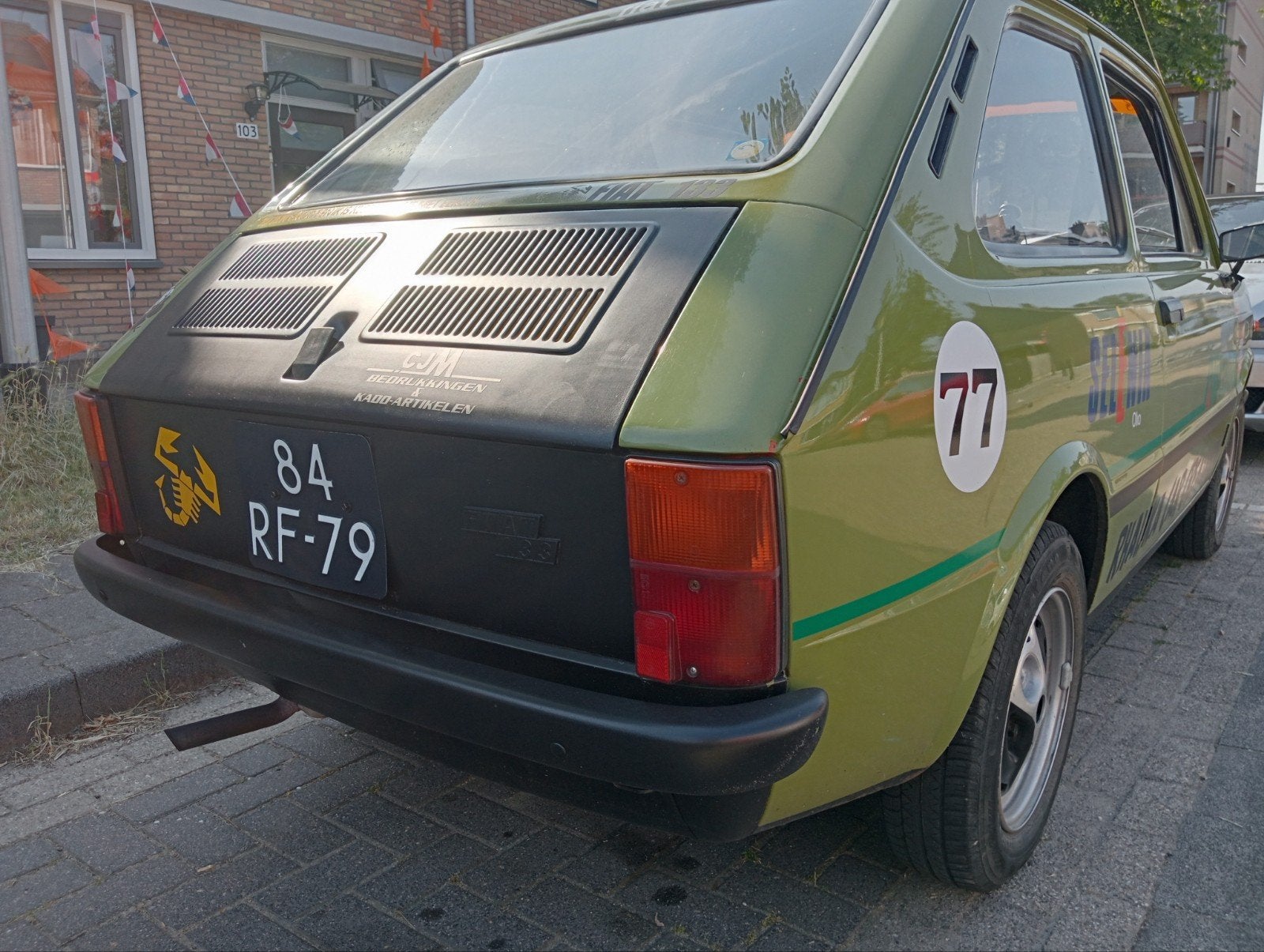 Fiat Seat 133 Wegenbelasting vrij Apk vrij., foto 3