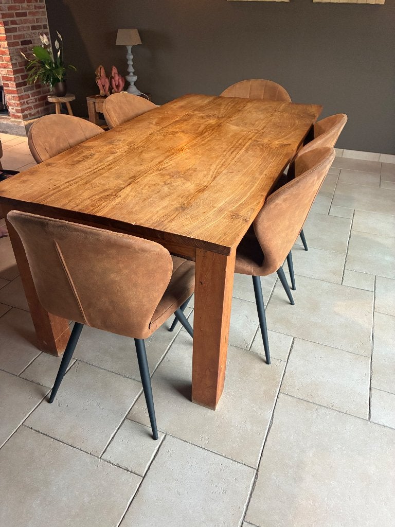 Tafel teak, Maison & Meubles, Enlèvement, Comme neuf, Teck