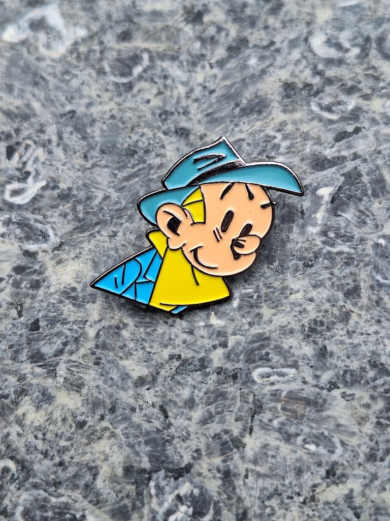 Franquin Robbedoes - Pin Kwabbernoot Atlas (2006), Verzamelen, Ophalen of Verzenden, Guust of Robbedoes, Zo goed als nieuw, Gebruiksvoorwerp