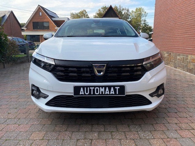 DACIA SANDERO/AUTOMAAT/BENZINE/PRIMA STAAT, Auto's, 4 deurs, Stof, Wit, Bedrijf