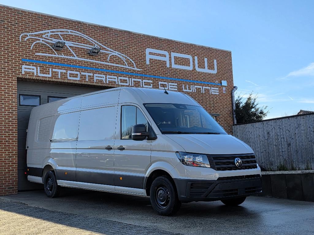 VW Crafter L5H3 XXL - NIEUW 0KM 2026 - Ascot Grey, Auto's, Voorwielaandrijving, Stof, Volkswagen, 3000 kg
