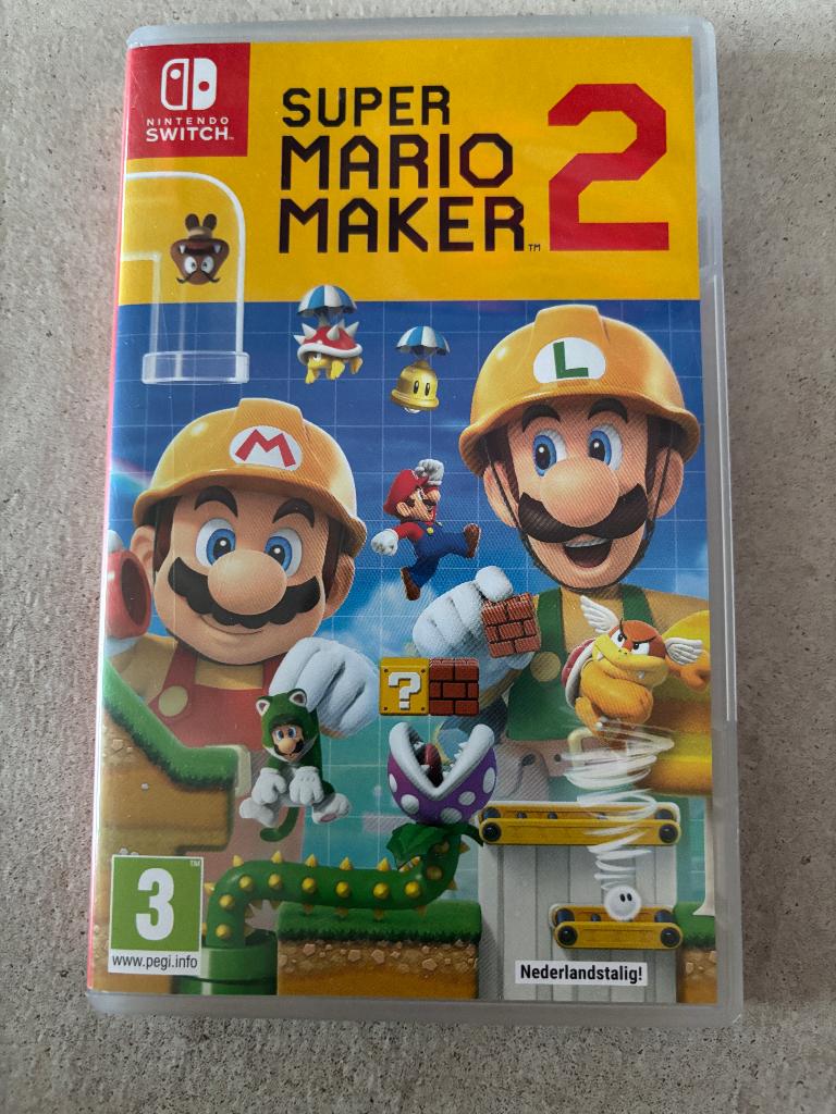 Super Mario Maker 2, Games en Spelcomputers, Games | Nintendo Switch, Ophalen, Online, Puzzel en Educatief, 1 speler