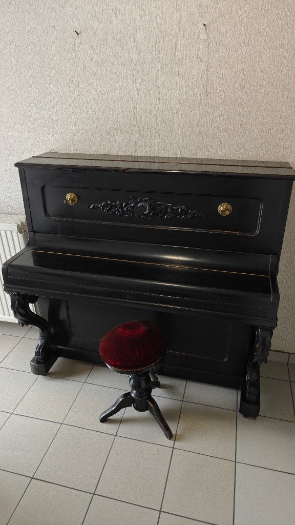Piano, Muziek en Instrumenten, Ophalen, Gebruikt, Zwart, Piano