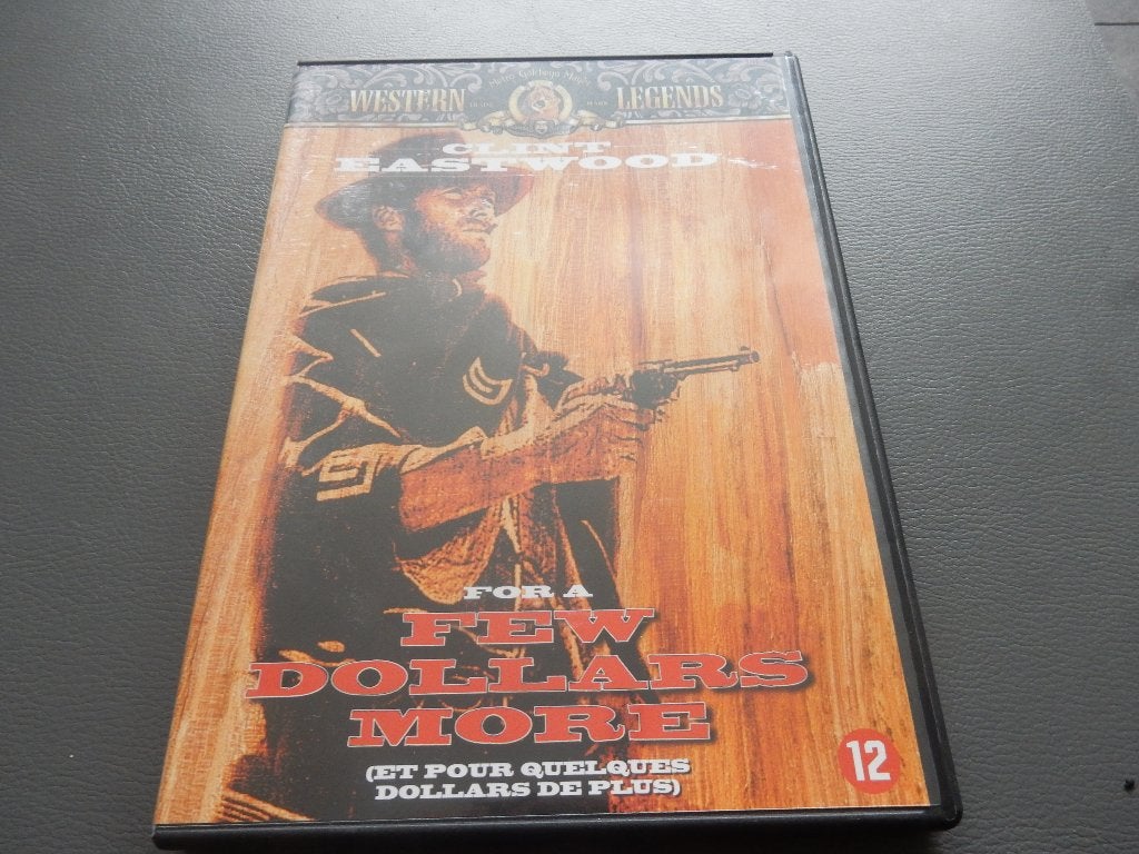 nr.1010 - Dvd: for a few dollars more - western -1965, CD & DVD, DVD | Action, Enlèvement ou Envoi, Anglais, Néerlandais, Autres genres
