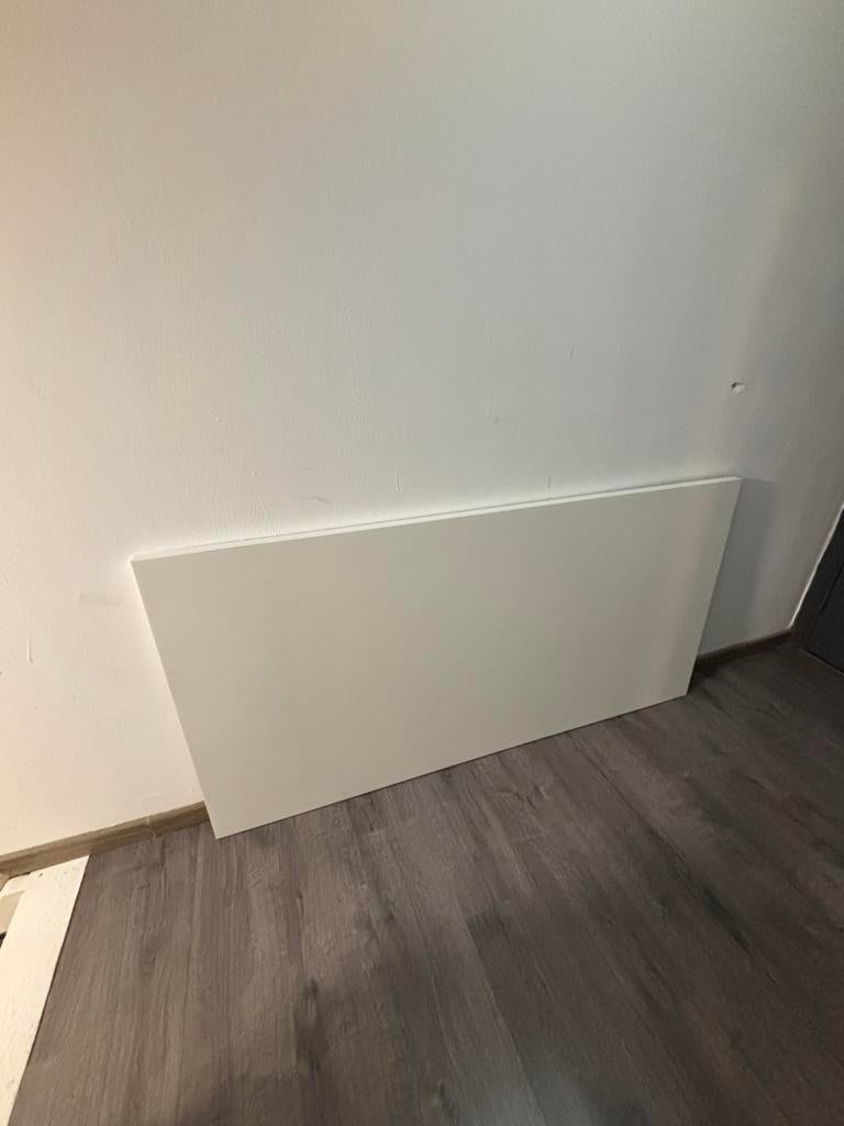 Witte tafelblad 160x80 cm, Ophalen, Zo goed als nieuw
