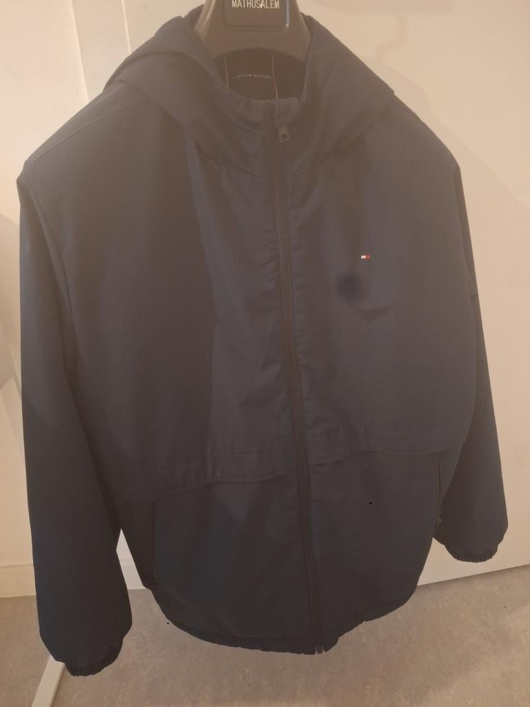 Tommy hilfiger jas blauw maat 176, Ophalen of Verzenden, Jas