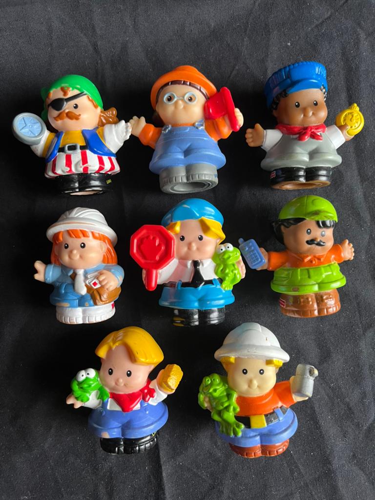 Fisher price | Little People | Diverse beroepen | 8 stuks, Ophalen of Verzenden, Gebruikt, Overige typen