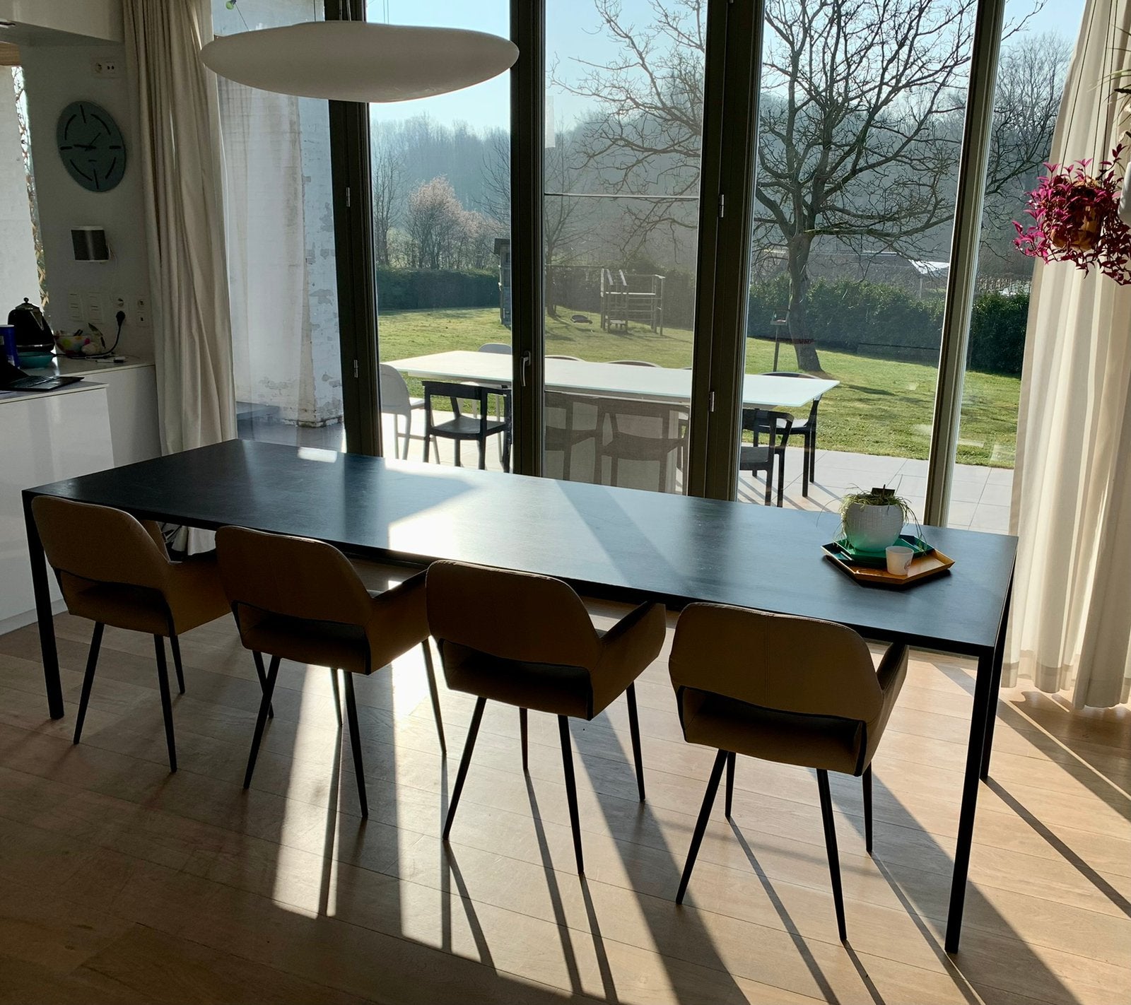 Prachtige eettafel Arco Slim Eikfineer 280cm, Ophalen, 200 cm of meer, 50 tot 100 cm, Zo goed als nieuw