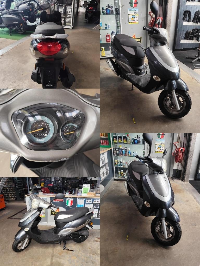 2dehands scooter turbho cx klasse B 750€ in perfecte staat, Fietsen en Brommers, Ophalen, Gebruikt, Klasse B (45 km/u), Benzine