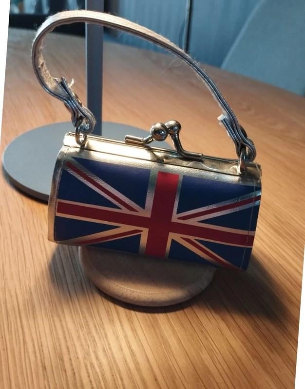Mini portemonnee/handtas Groot-Brittannië 10x6, Ophalen, Zo goed als nieuw, Handtas