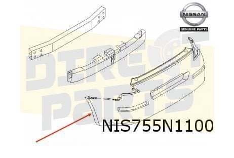 Nissan 350Z achterbumper (te spuiten) Origineel! H5M22CD725, Neuf, Arrière, -, -