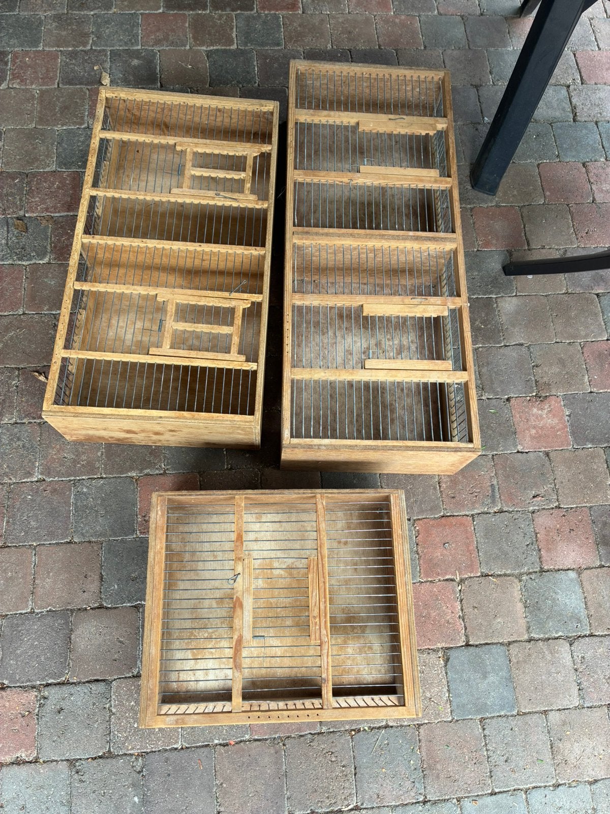 Vogelkooien transsport, Dieren en Toebehoren, Ophalen, Gebruikt, Hout, Vogelkooi