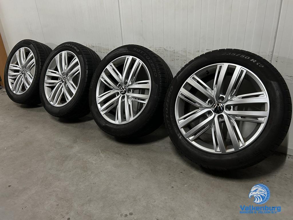 6-7mm! Originele VW Tiguan II 5NA Auckland 19 inch velgen 5x, Auto-onderdelen, Banden en Velgen, 19 inch, Gebruikt, -, -