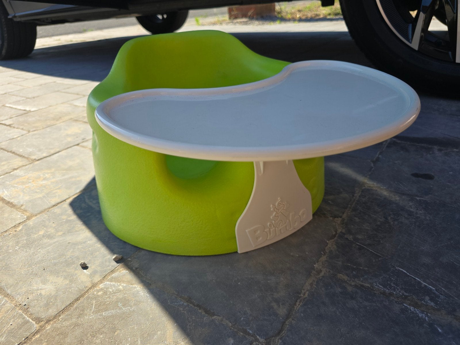 Bumbo seat, Ophalen, Zo goed als nieuw, Overige typen, Afneembaar eetblad