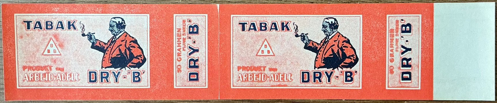 TABAK DRY-B/ARBEID ADELT/tabaksband, Ophalen of Verzenden, Zo goed als nieuw, Verpakking