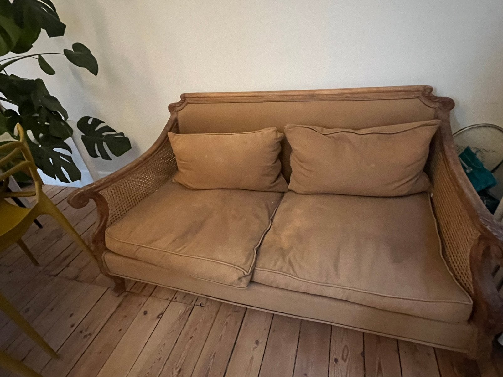 Canape 2 grandes places, Huis en Inrichting, Zetels | Zetels, Ophalen, Hout, Gebruikt, Tweepersoons