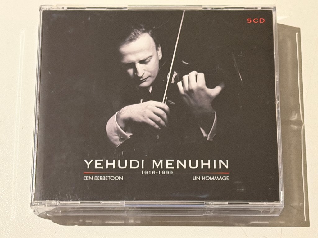 Yehudi Menuhin – Een Eerbetoon - Un Hommage (5-CD), Enlèvement ou Envoi, Utilisé, Bach