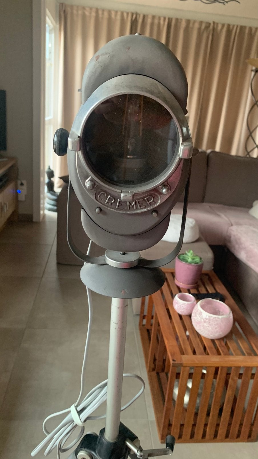 Projector jaar 50, Ophalen, Gebruikt