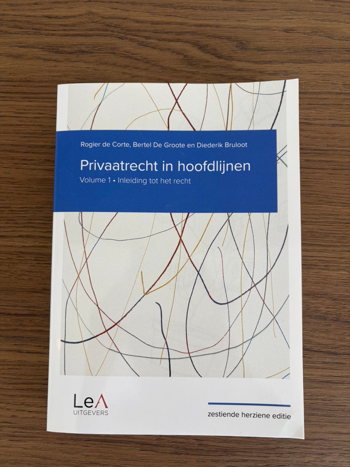 Privaatrecht in hoofdlijnen Vol. 1 – 16de editie, Boeken, Ophalen of Verzenden, Zo goed als nieuw, Hoger Onderwijs