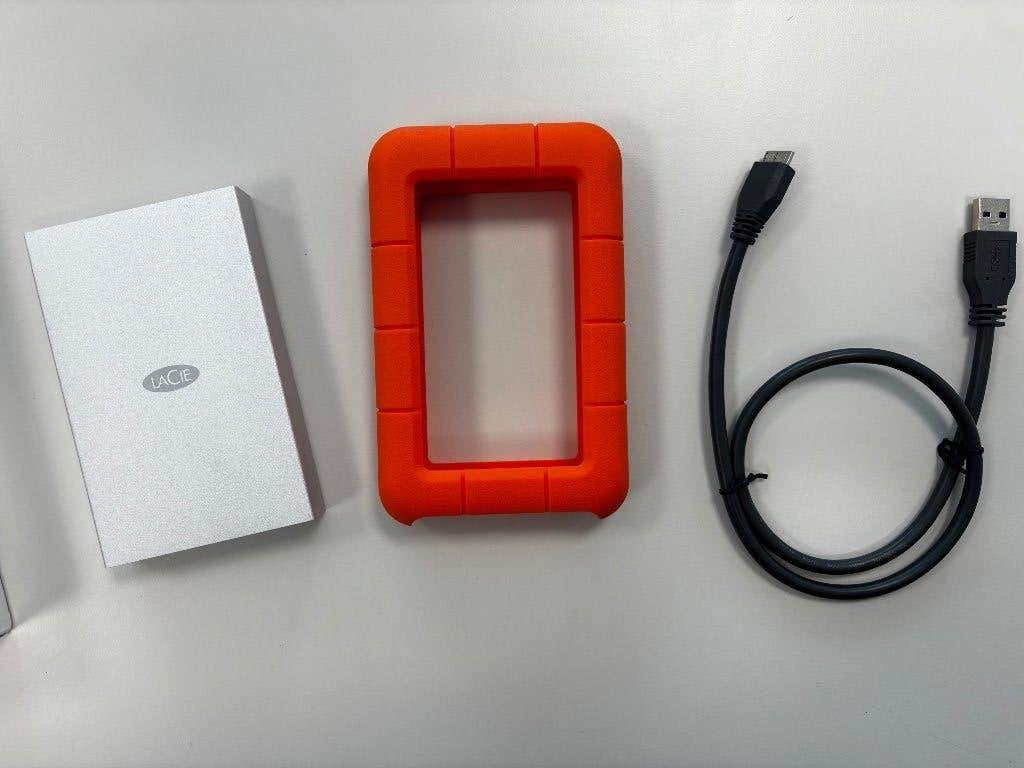 LaCie Rugged Mini - Externe Harde Schijf - 1 TB, Computers en Software, Harde schijven, Ophalen, Nieuw, USB