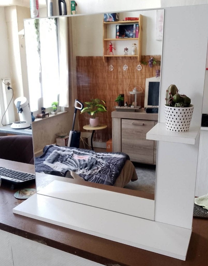 miroir de salle de bain avec étagére, Armoire à miroir, Moins de 100 cm, Enlèvement, Utilisé