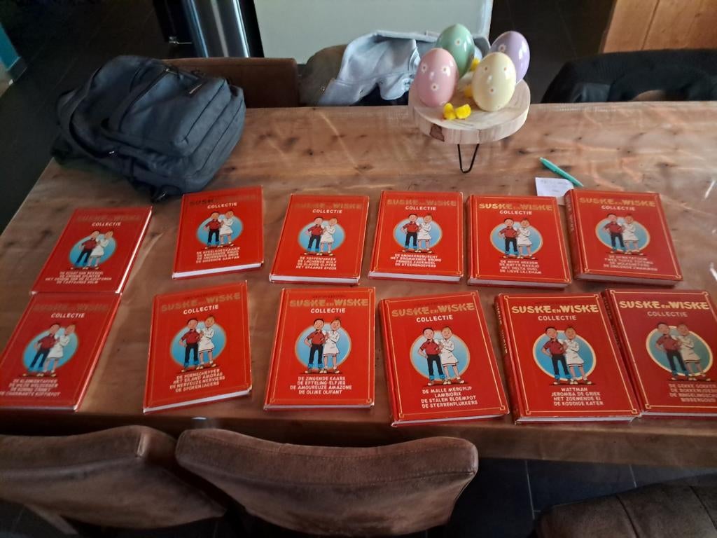 Suske en wiske harde kaft, Ophalen