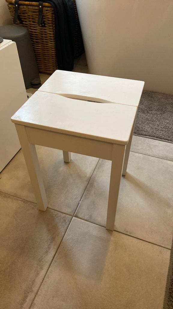 Houten krukje, Maison & Meubles, Tabourets, Enlèvement, Comme neuf
