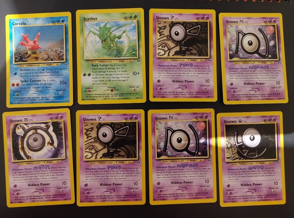 Pokemon Neo discovery kaarten, Hobby en Vrije tijd, Ophalen of Verzenden, Gebruikt, Meerdere kaarten