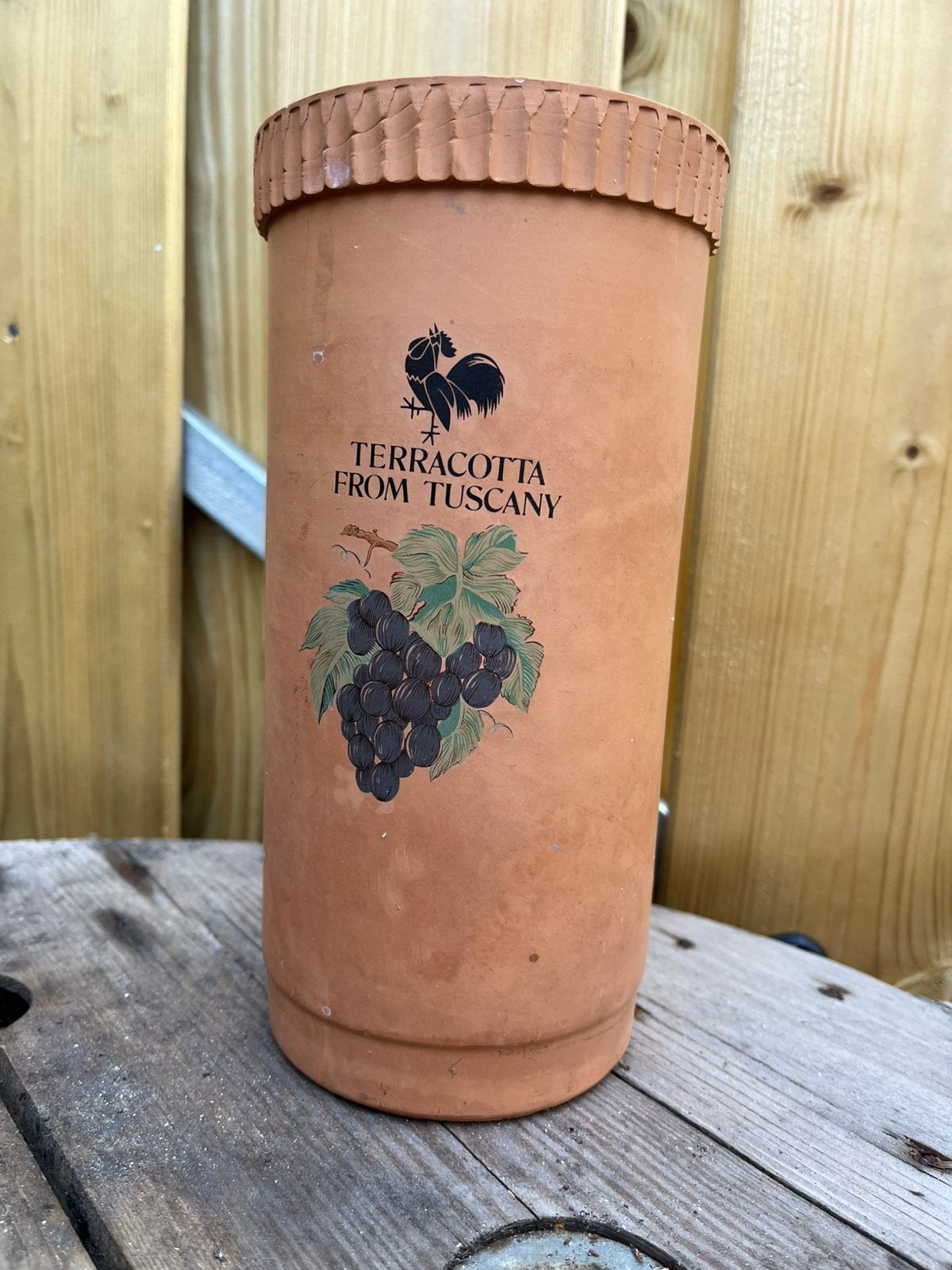 Wijnkoeler terracotta, Ophalen, Zo goed als nieuw