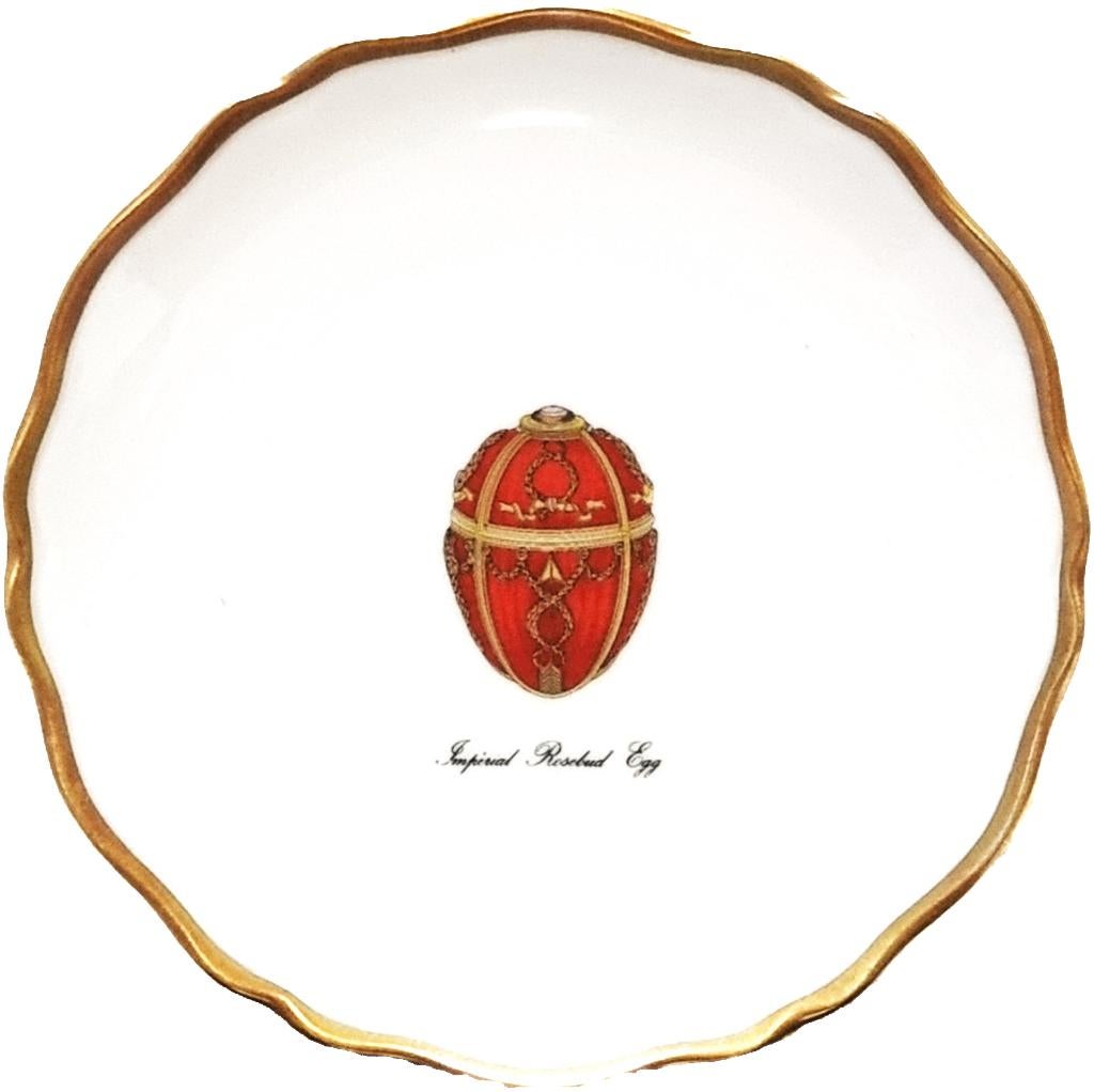 Assiette Fabergé - Porcelaine de Limoges, France., Enlèvement ou Envoi